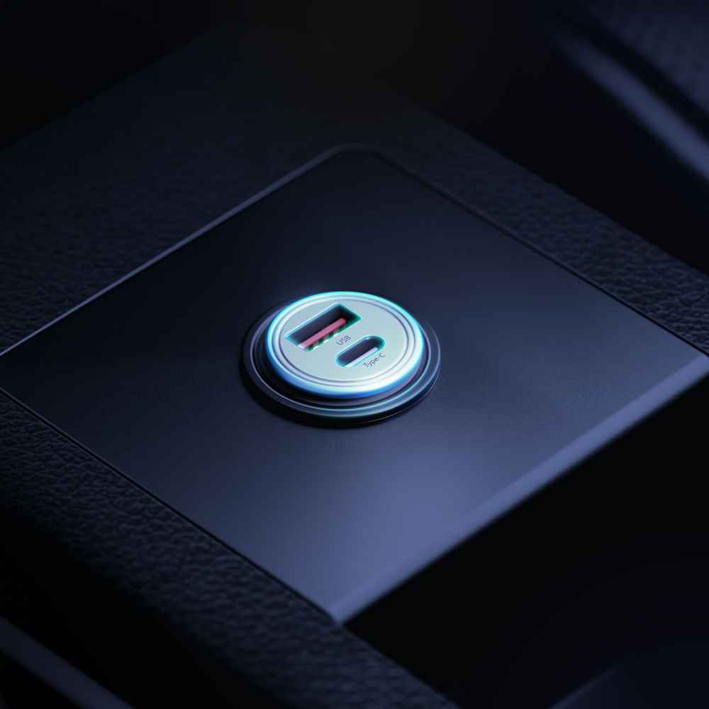 3mk nabíječka do auta 45W - Hyper Car Charger USB + USB-C
