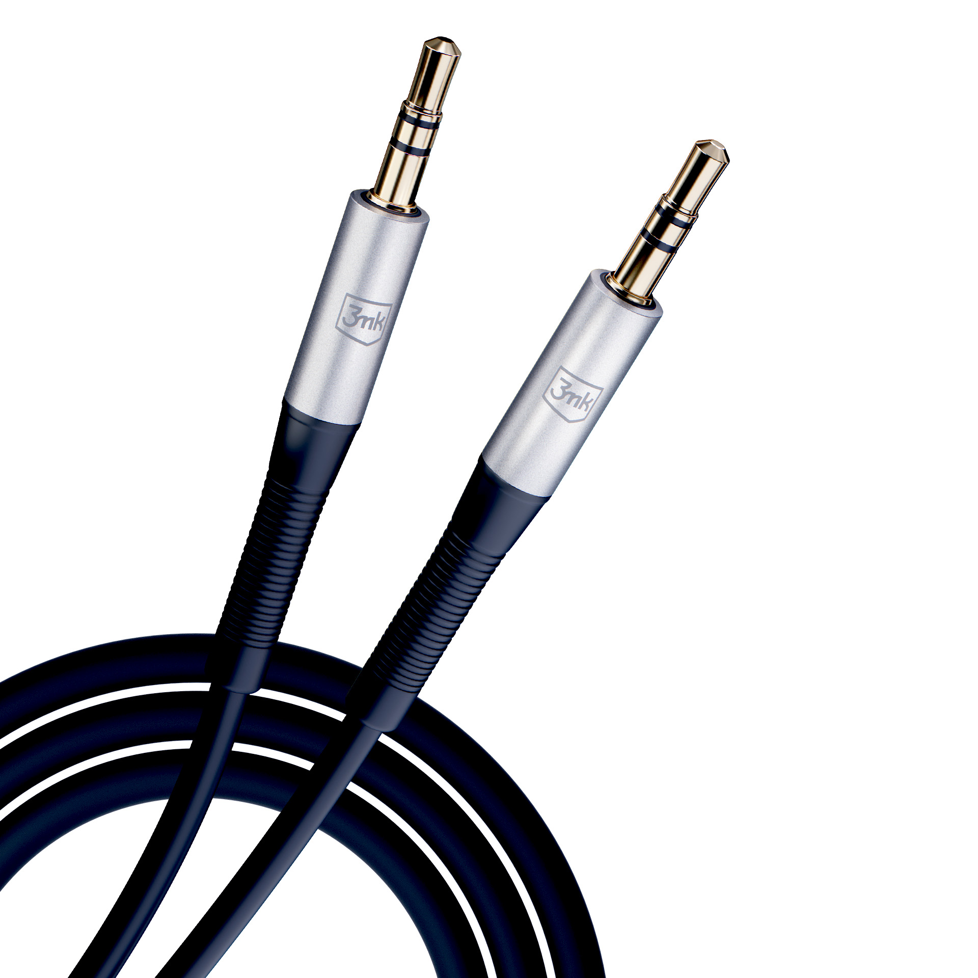 3MK kabel AUX Jack 3,5 mm - Jack 3,5 mm černý