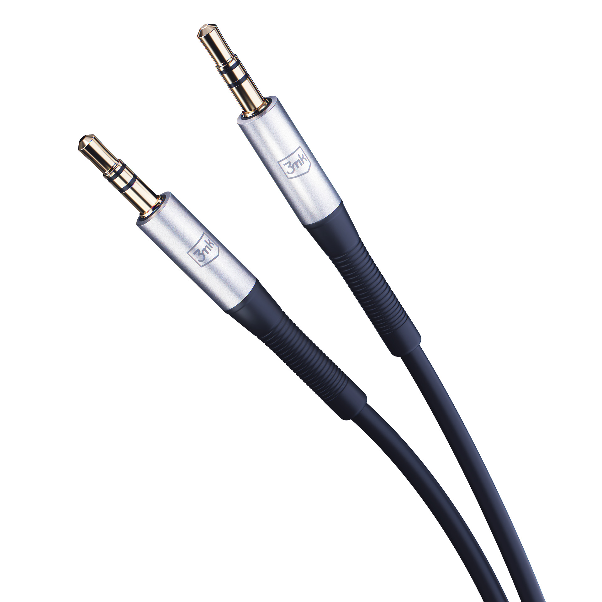 3MK kabel AUX Jack 3,5 mm - Jack 3,5 mm černý