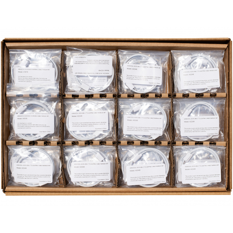 Originál Kabel USB-C / Lightning Apple iPhone MM0A3ZM/A 1m bílý bulk