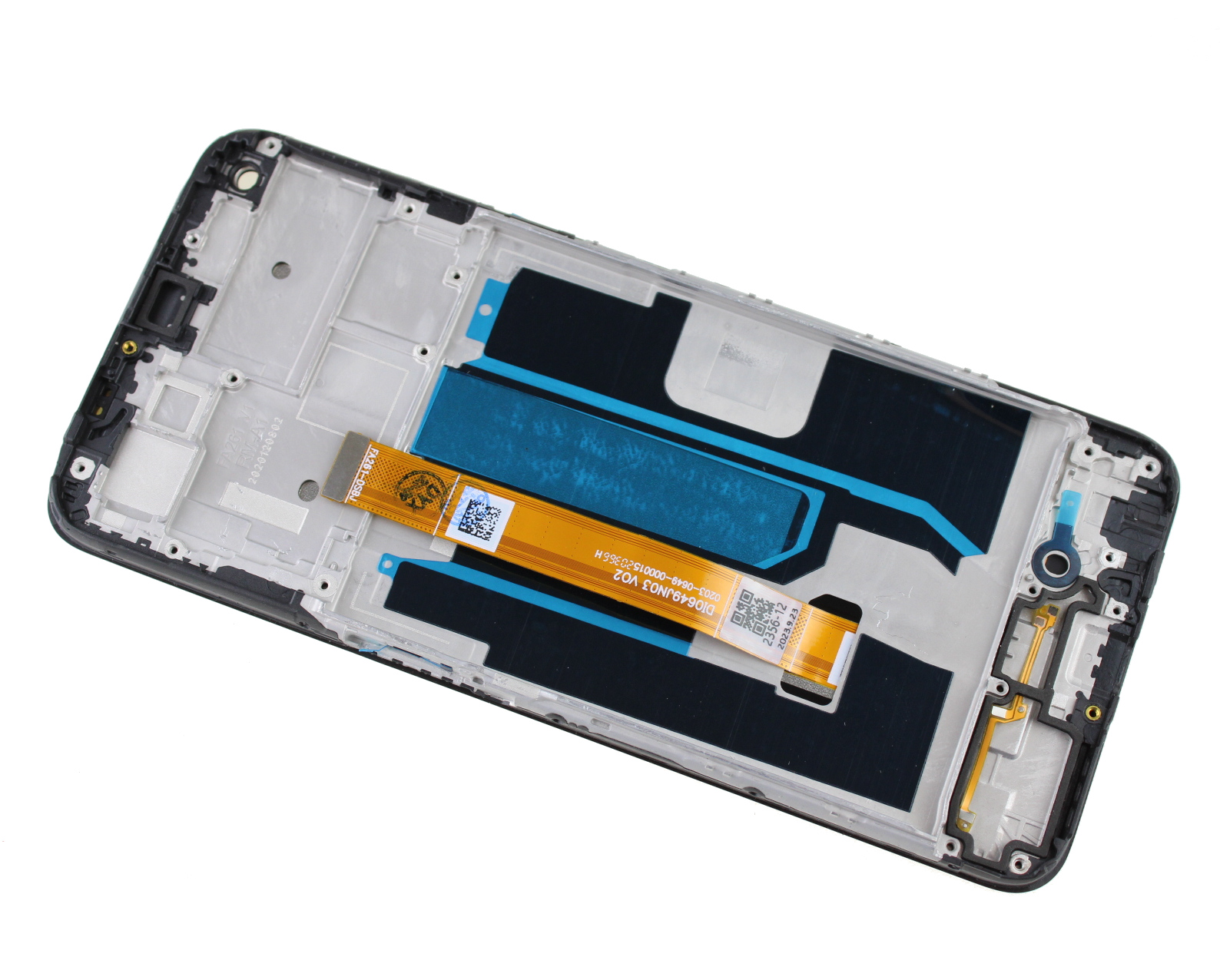 Originál LCD + Dotyková vrstva Oppo A54 5G CPH2195 - CPH2197 černá - repasovaný díl vyměněné sklíčko