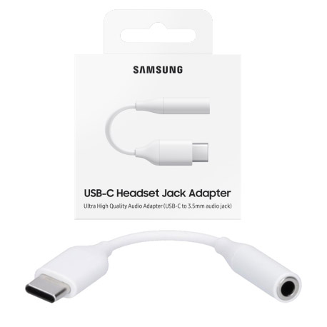 Originál adaptér Samsung USB-C na Jack 3,5mm bílý blister