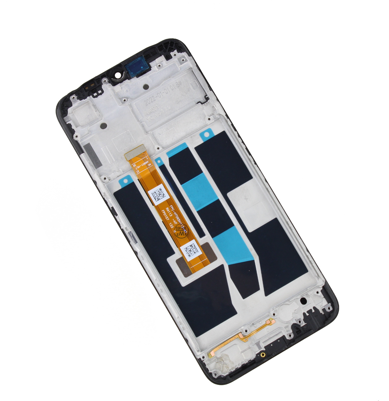 Originál LCD + Dotyková vrstva Oppo A16 CPH2269 černá - repasovaný díl vyměněné sklíčko