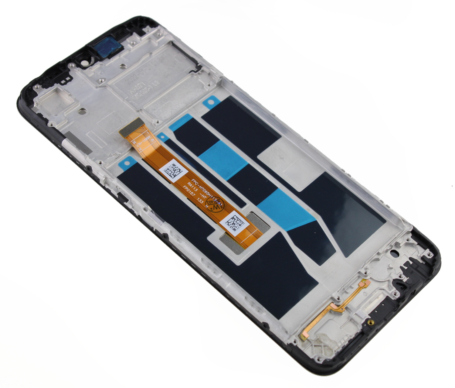Originál LCD + Dotyková vrstva Oppo A16 CPH2269 černá - repasovaný díl vyměněné sklíčko