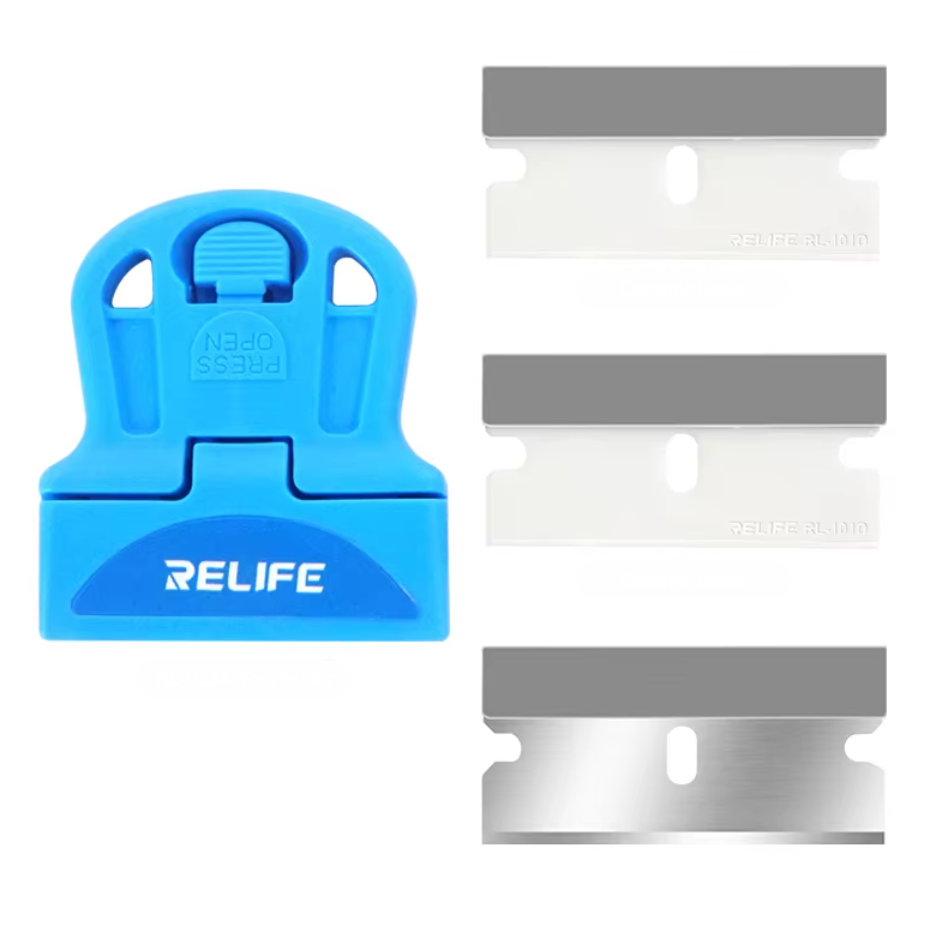 Relife držák na odstraňování lepidla s keramickou čepelí sada RL-023A