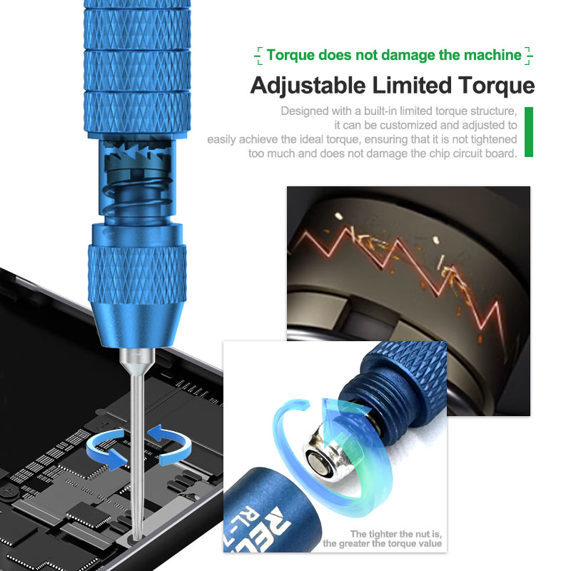RELIFE RL-725 Dynamometrický šroubovák 6v1