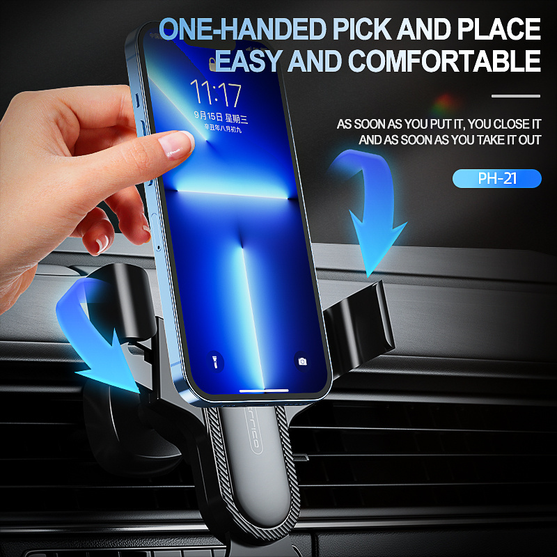 Držák do auta Jellico PH21 černý do ventilační mřížky