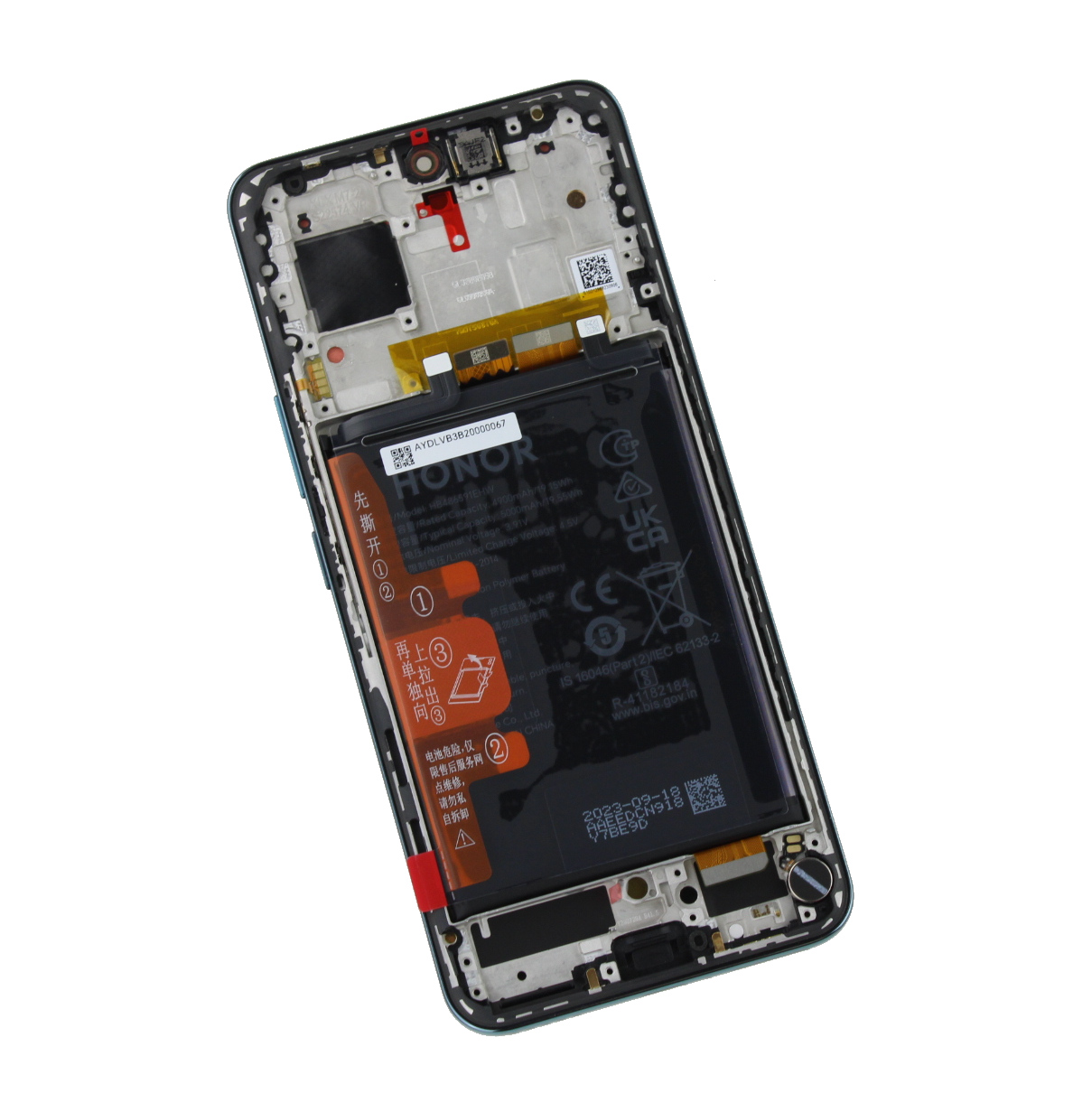 Originál LCD + Dotyková vrstva Huawei Honor 90 zelená