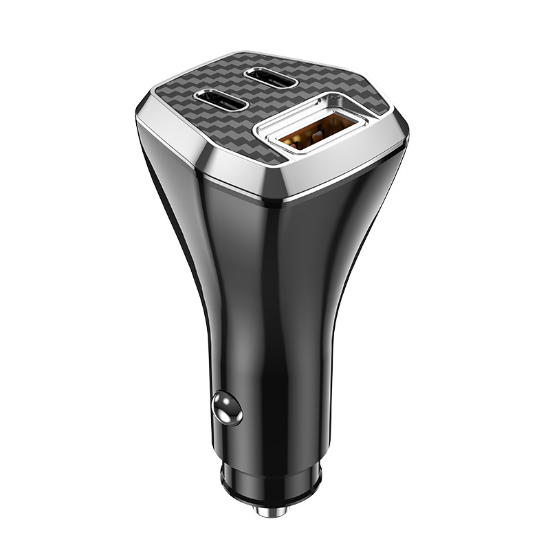 Jellico autonabíječka F15 PD 88,5W 2x USB-C + USB-A QC3.0 černý adaptér nabíječka do auta