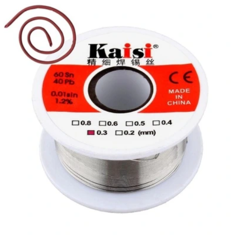 Kaisi cín - pájecí cín 0,3mm 40g
