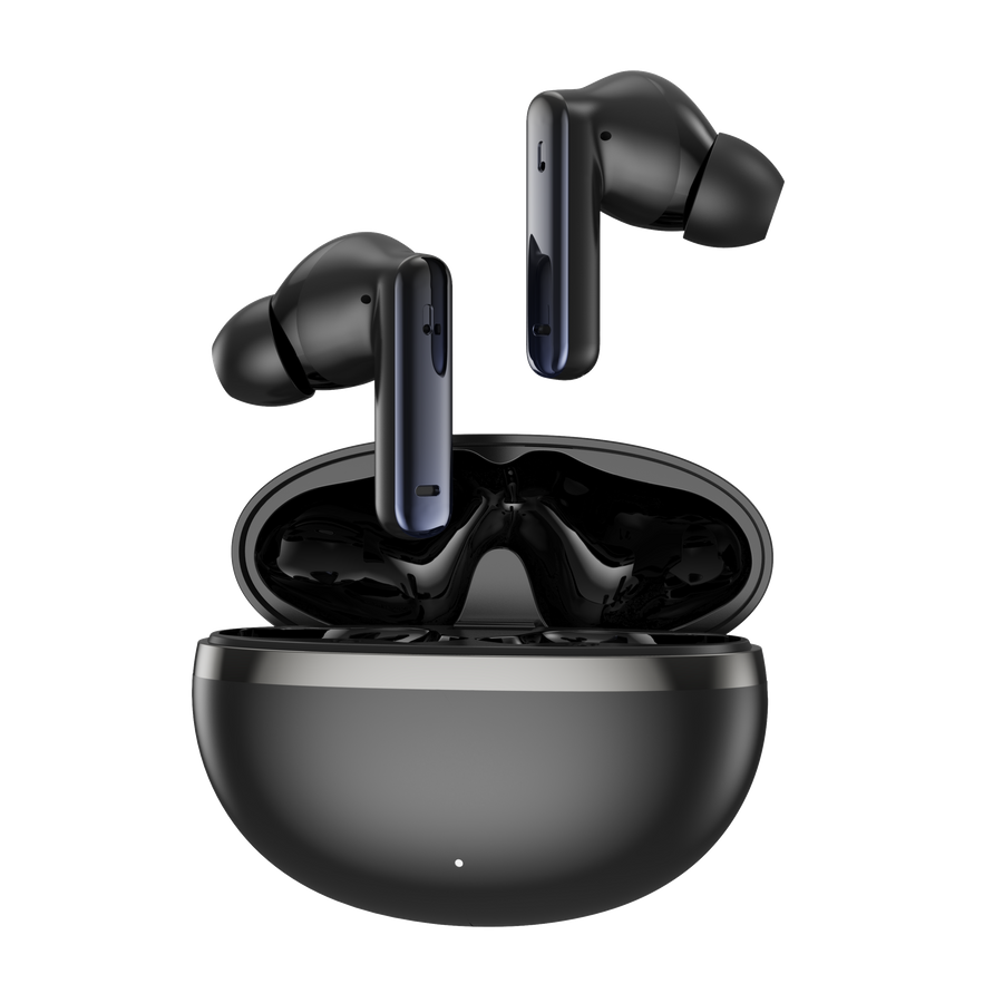 Jellico bezdrátová sluchátka ANC+ENC TWS černé