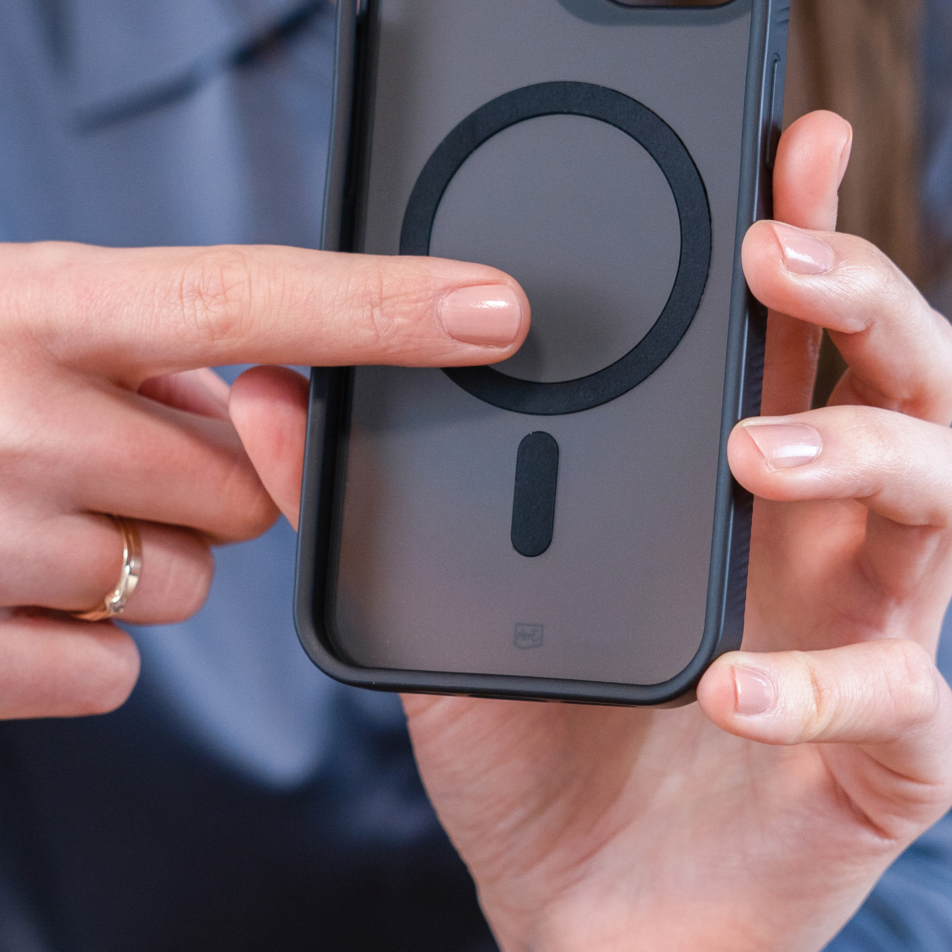 Kryt MagSafe 3mk Smoke MagCase iPhone 15 Plus kouřový