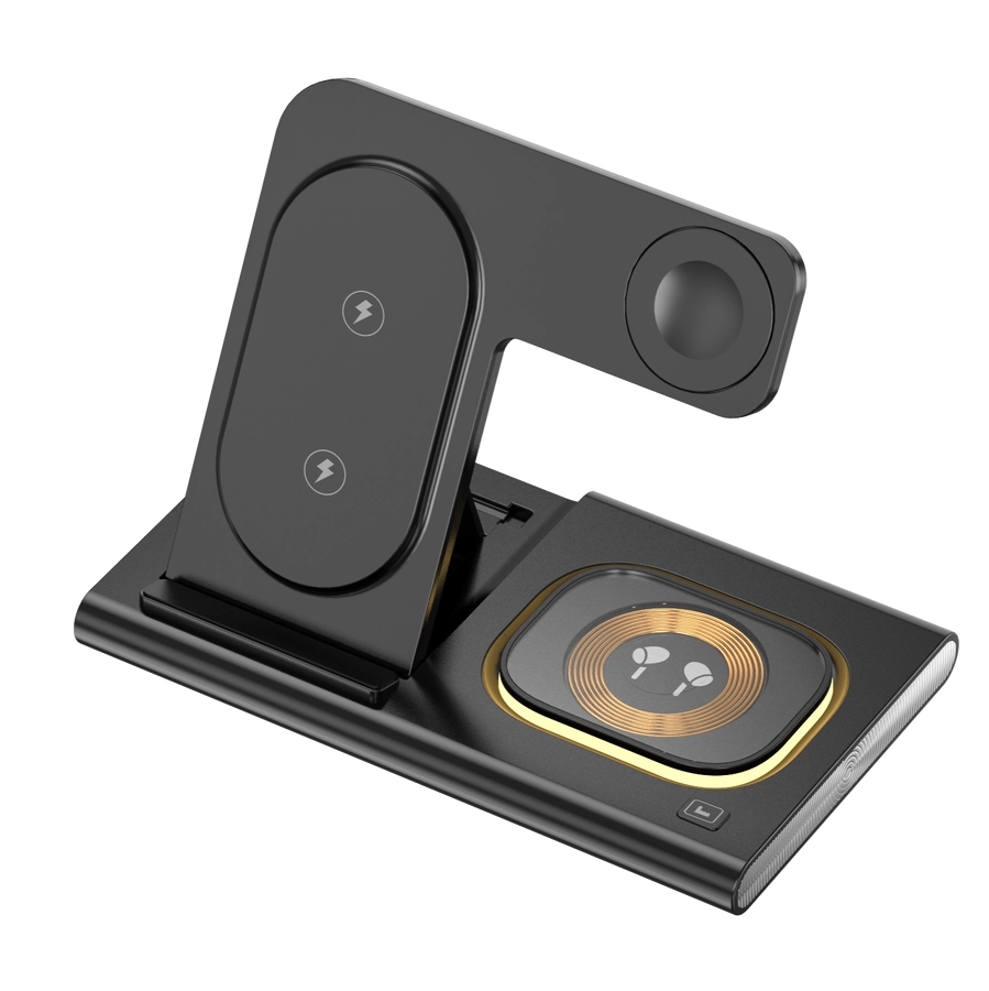 Jellico Bezdrátová nabíječka 4v1 - W12 černá