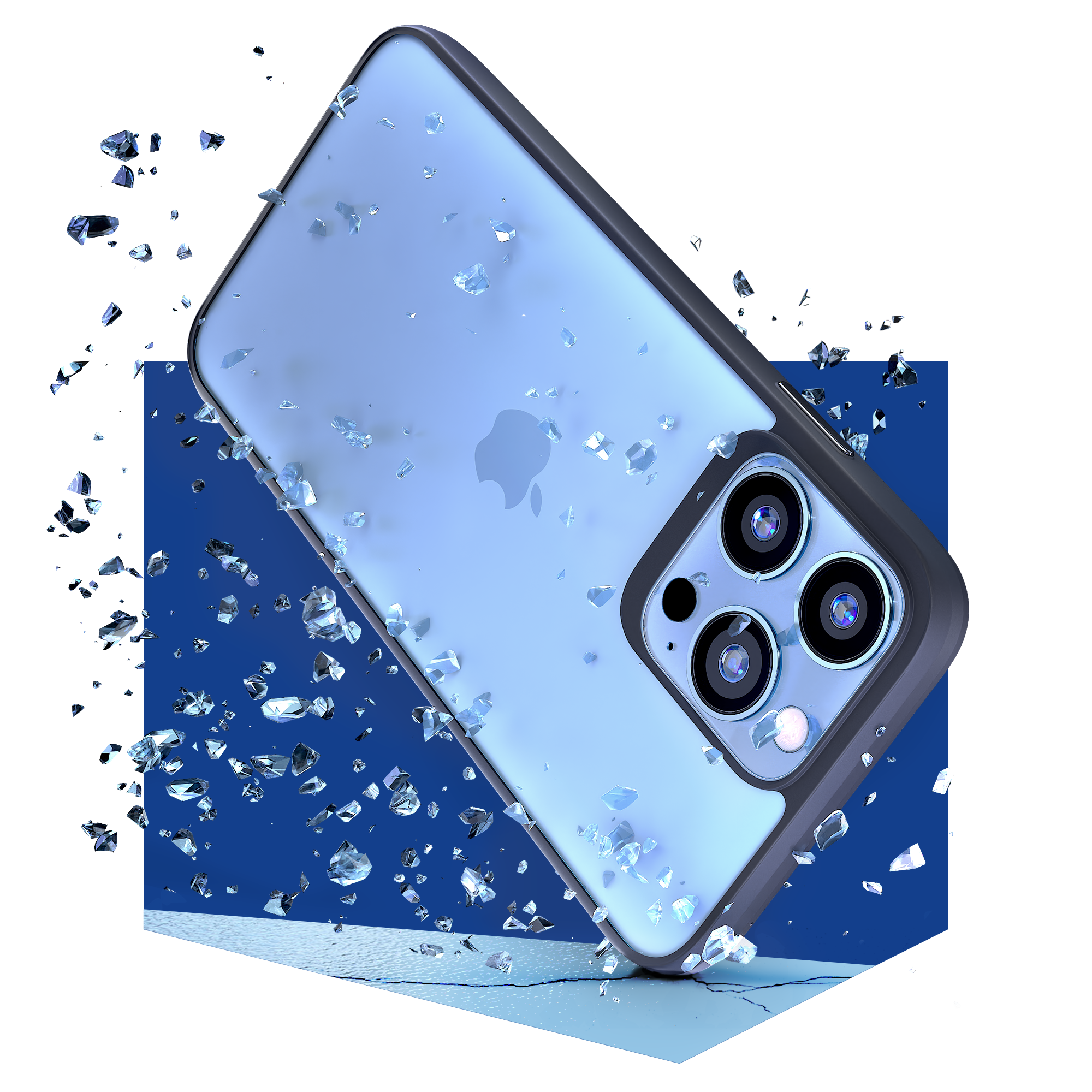 3MK Obal iPhone 16 Satin Armor Case+ s černým rámečkem