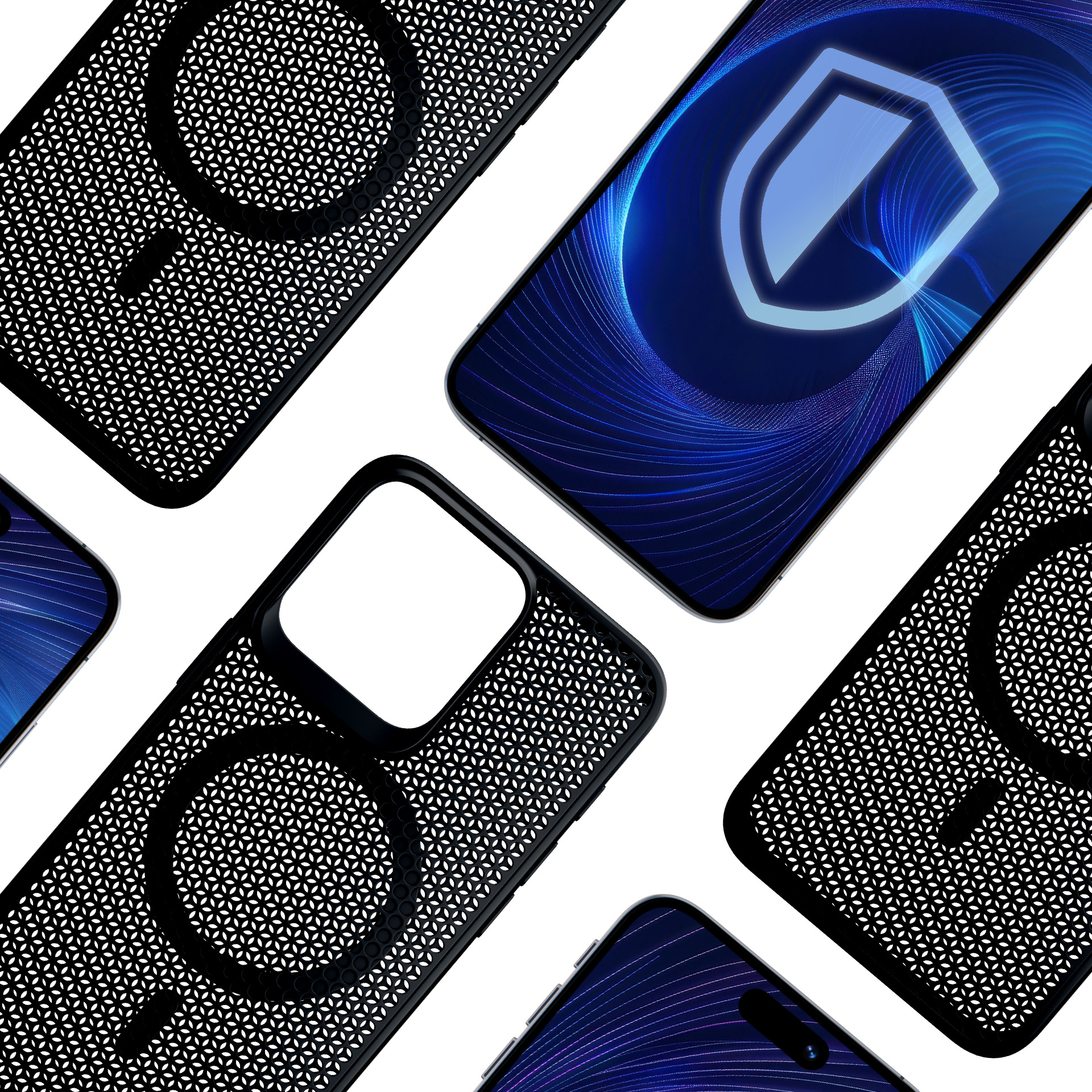 3MK Cooling Ochranné prodyšné pouzdro iPhone 13 - iPhone 14 s MagSafe