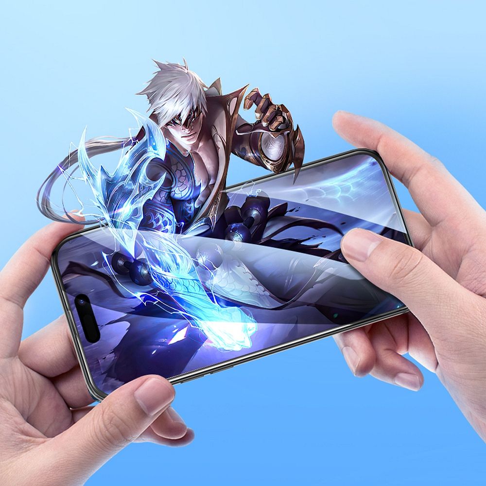 Hoco G14 Ochranné tvrzené sklo iPhone 15 Pro Max celoplošné lepení 5D - set 10 ks