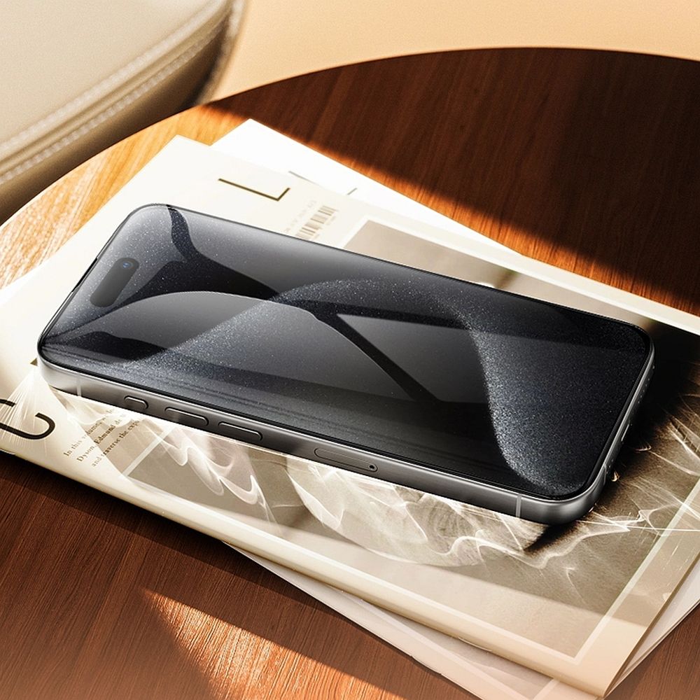 Hoco G14 Ochranné tvrzené sklo iPhone 15 Pro Max celoplošné lepení 5D - set 10 ks