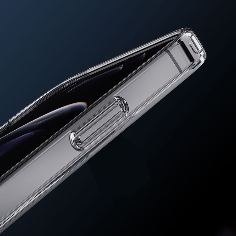 Obal iPhone 15 pro Max transparentní Anti Shock ochranné pouzdro s MagSafe a ochranou kamery