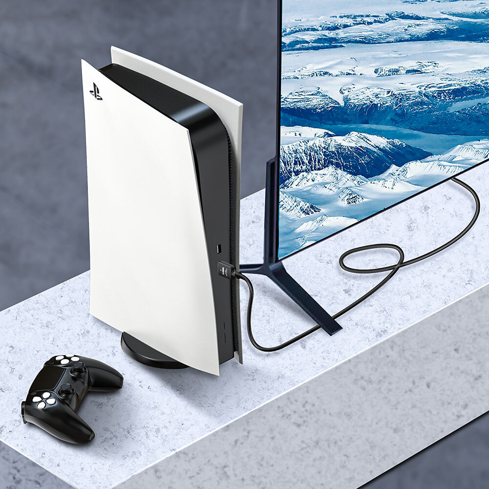 Swissten HDMI kabel 2.0 4K 60 Hz 1 m černý– kvalitní přenos obrazu a zvuku