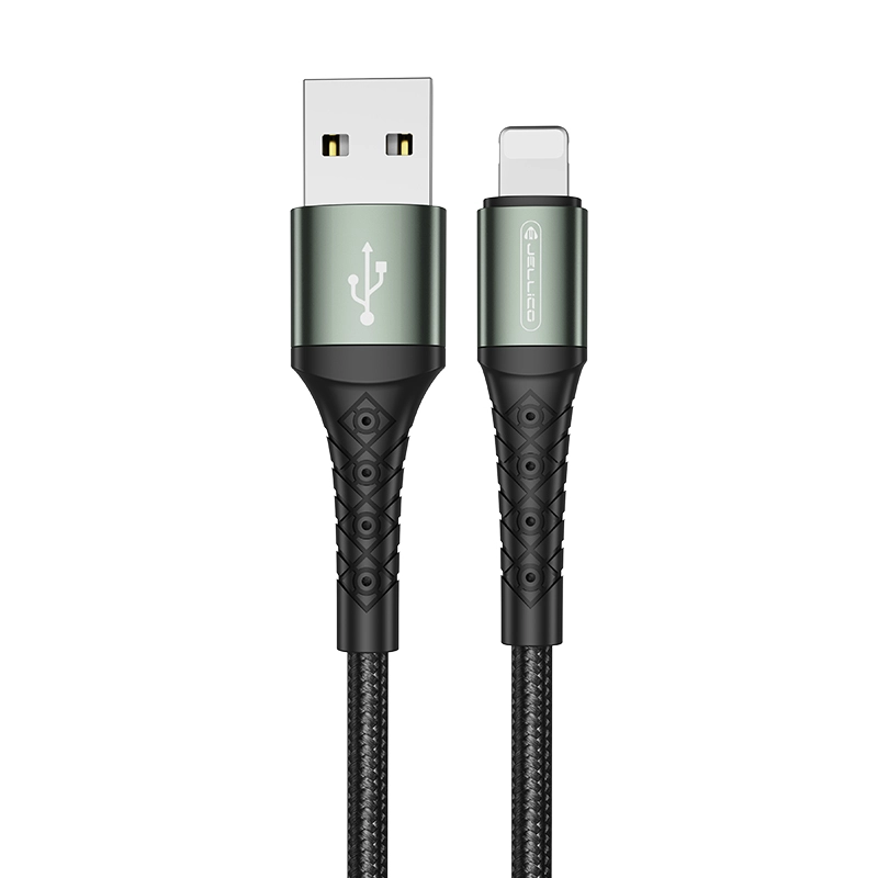 Jellico Lightning kabel B10 3.1A 1m černý
