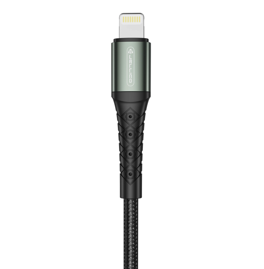 Jellico Lightning kabel B10 3.1A 1m černý