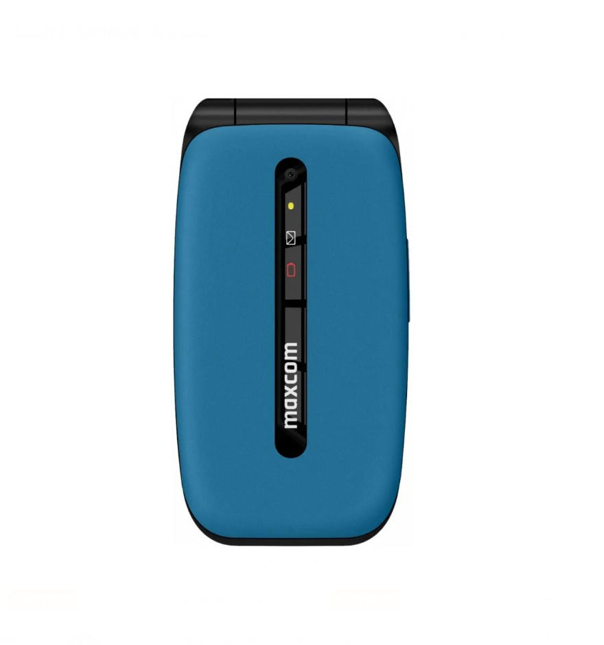 Telefon pro seniory MaxCom MM828 4G modrý