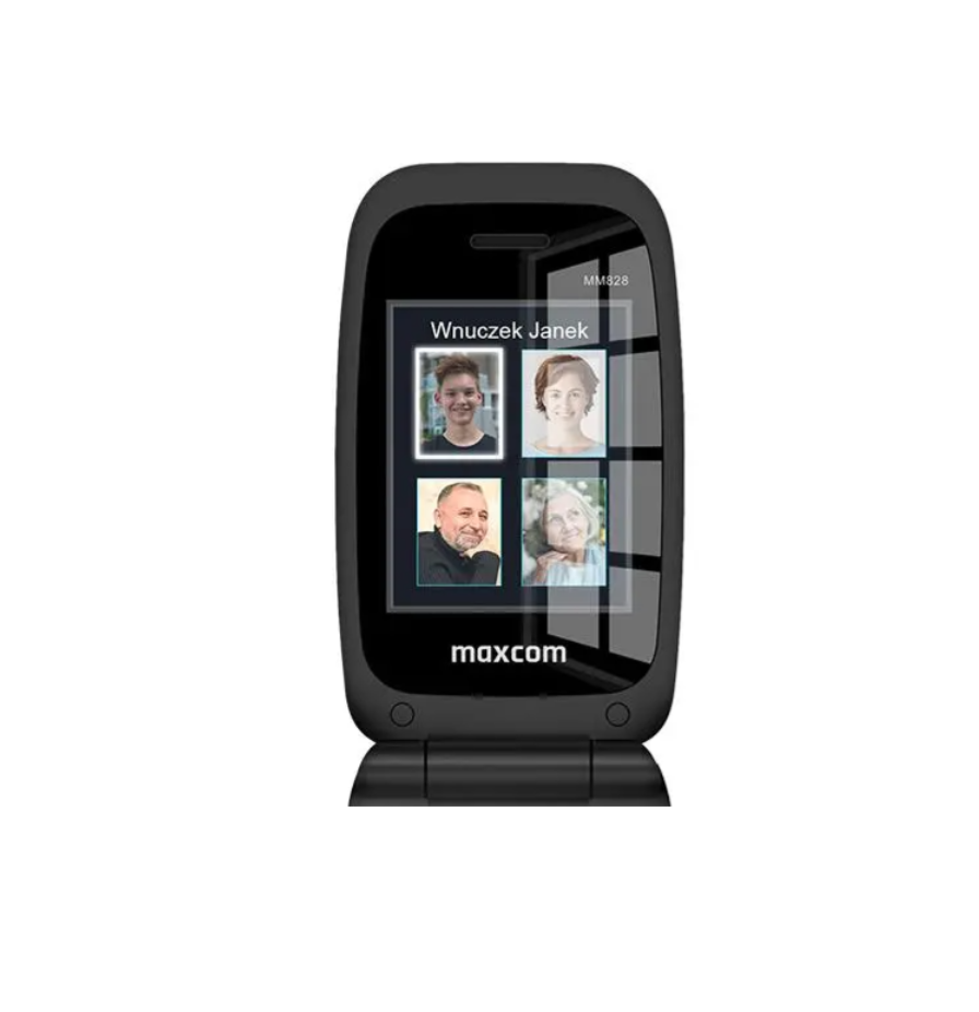 Telefon pro seniory MaxCom MM828 4G černý