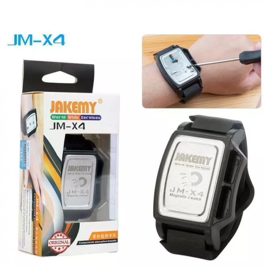 Jakemy JM-X4 Magnetický náramek - Praktický pomocník pro opravy a precizní práci