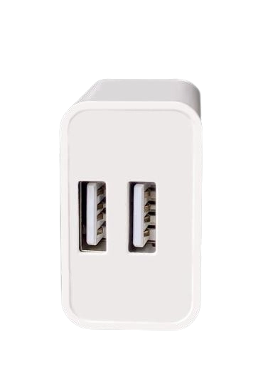 MOONX síťová nabíječka MC02 2.4A 12W 2xUSB + kabel Micro bílá