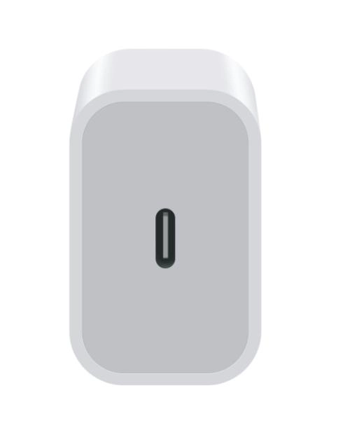 MOONX síťová nabíječka MC03 PD 20W 1xUSB-C + kabel USB-C – Lightning bílá