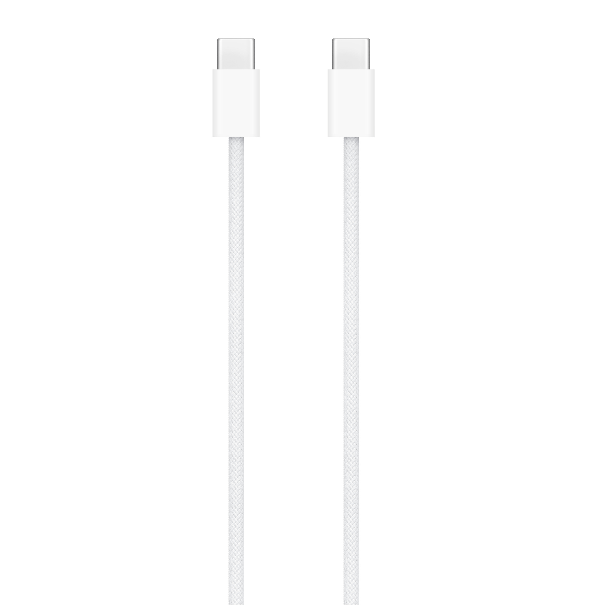 Originalní tkaný Kabel USB-C / USB-C Apple iPhone MW493ZM/A 1m bílý v blistru