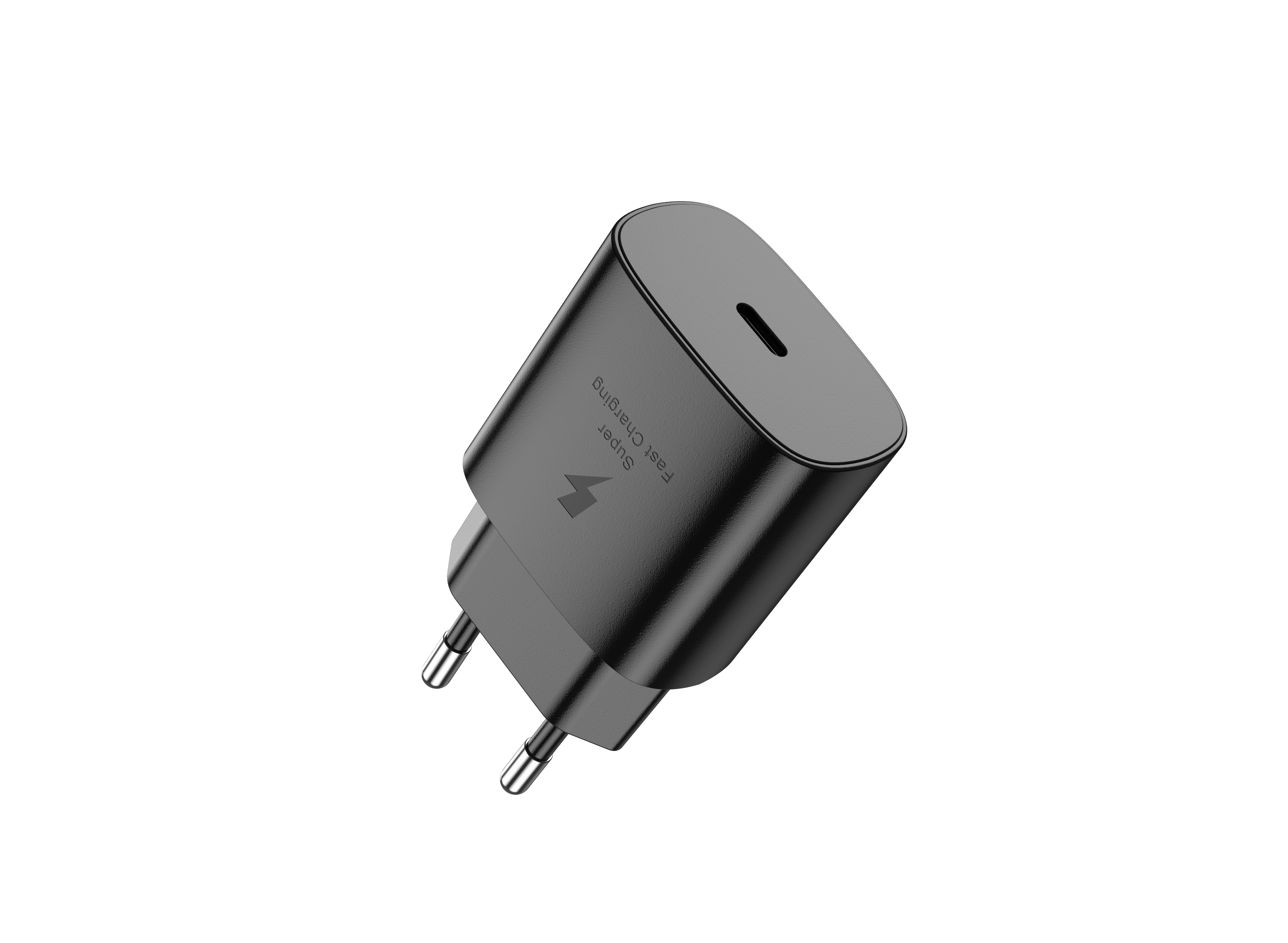 Jellico síťová nabíječka EU25 PD 25W USB-C černá Rychlá - bezpečná s výkonem 25W