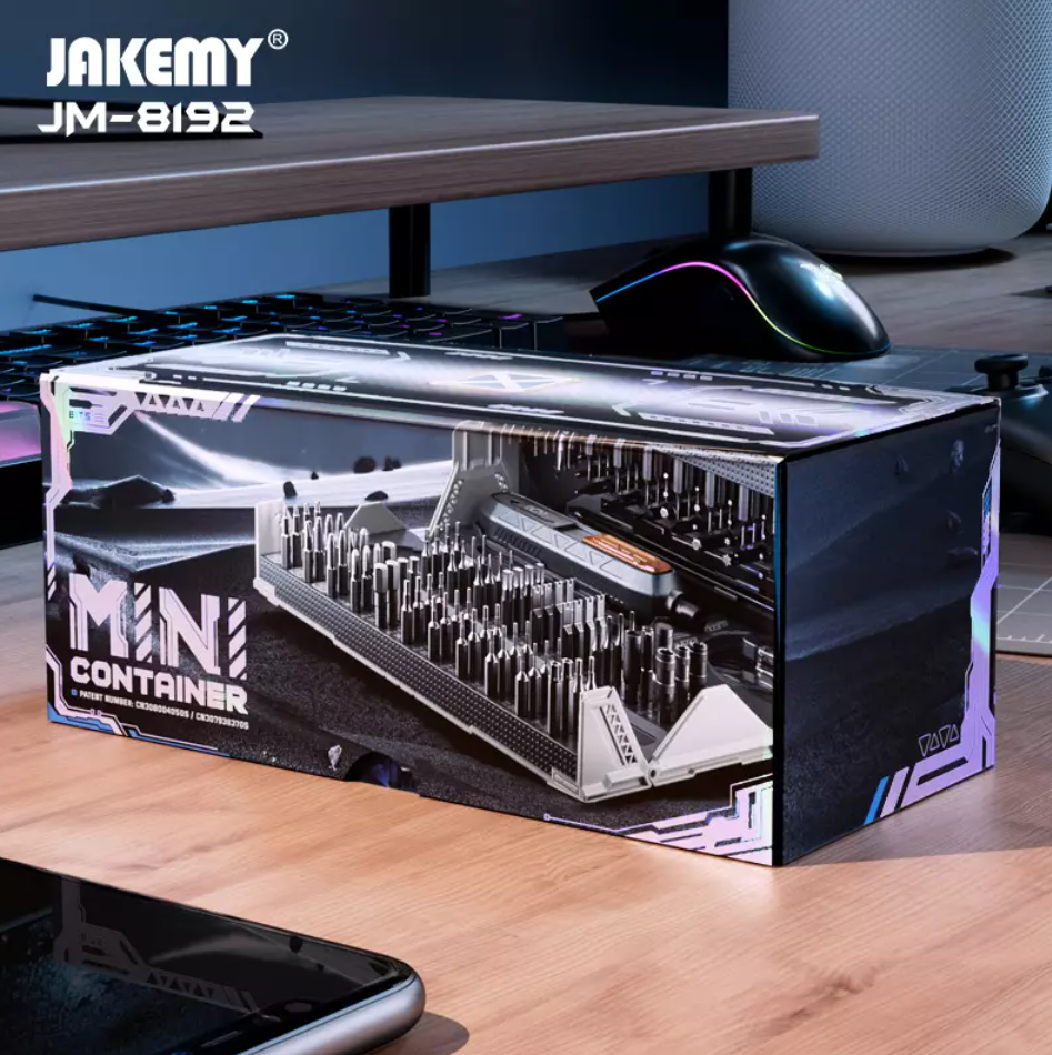 JAKEMY JM-8192 – Profesionální sada přesných šroubováků 180 v 1