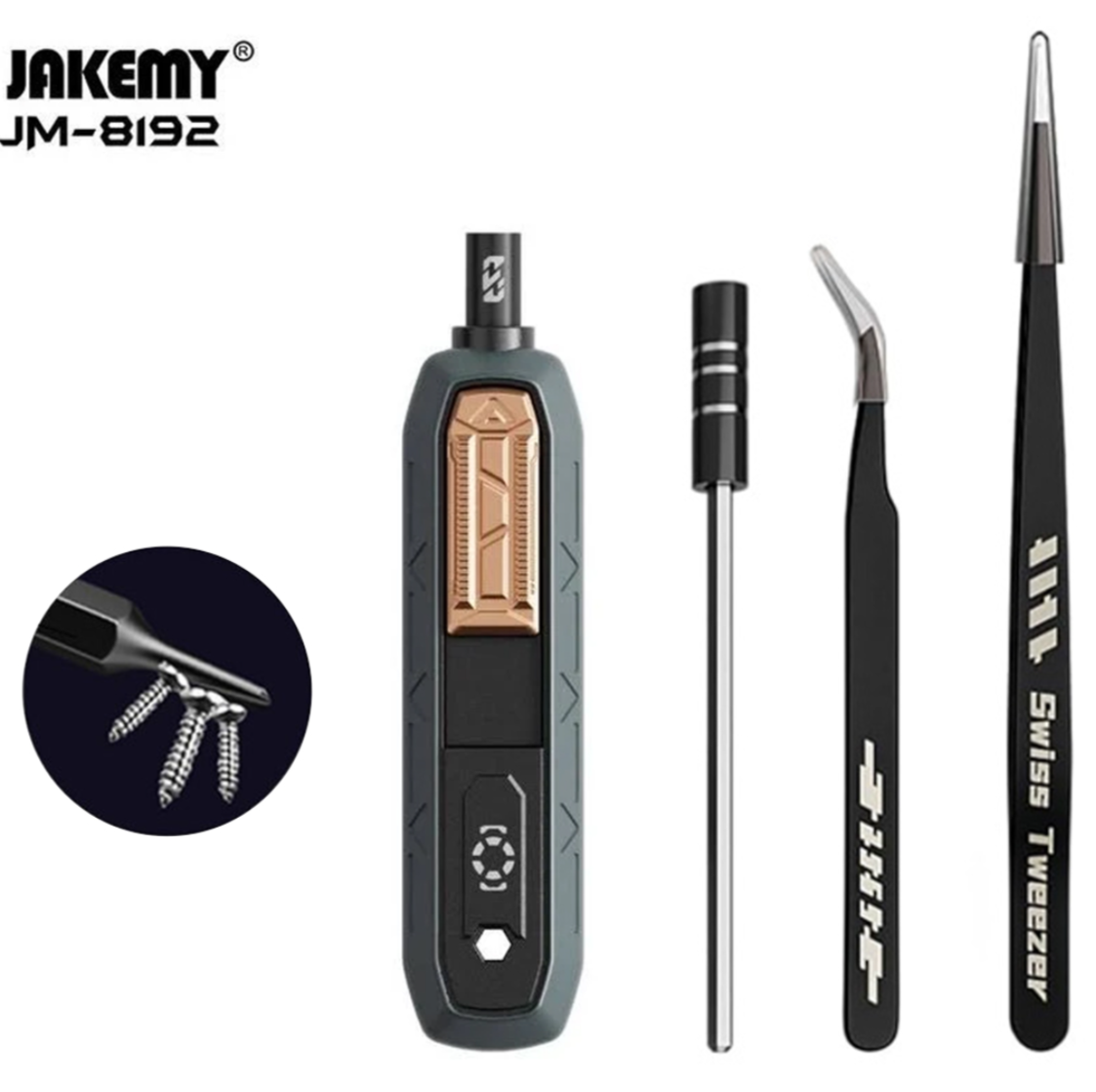 JAKEMY JM-8192 – Profesionální sada přesných šroubováků 180 v 1