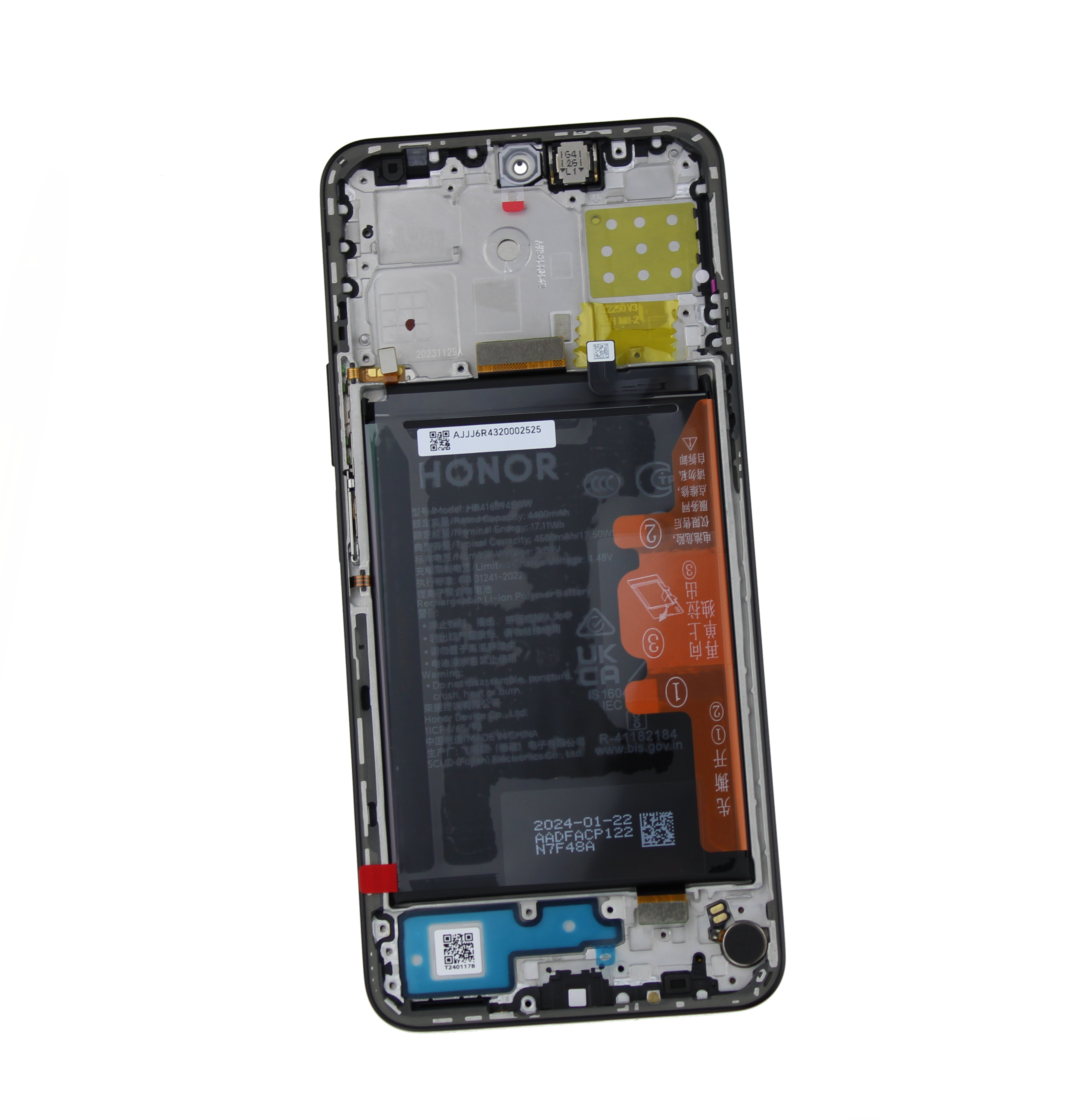 Originál LCD + Dotyková vrstva Huawei Honor 90 Lite - Honor X8a černá