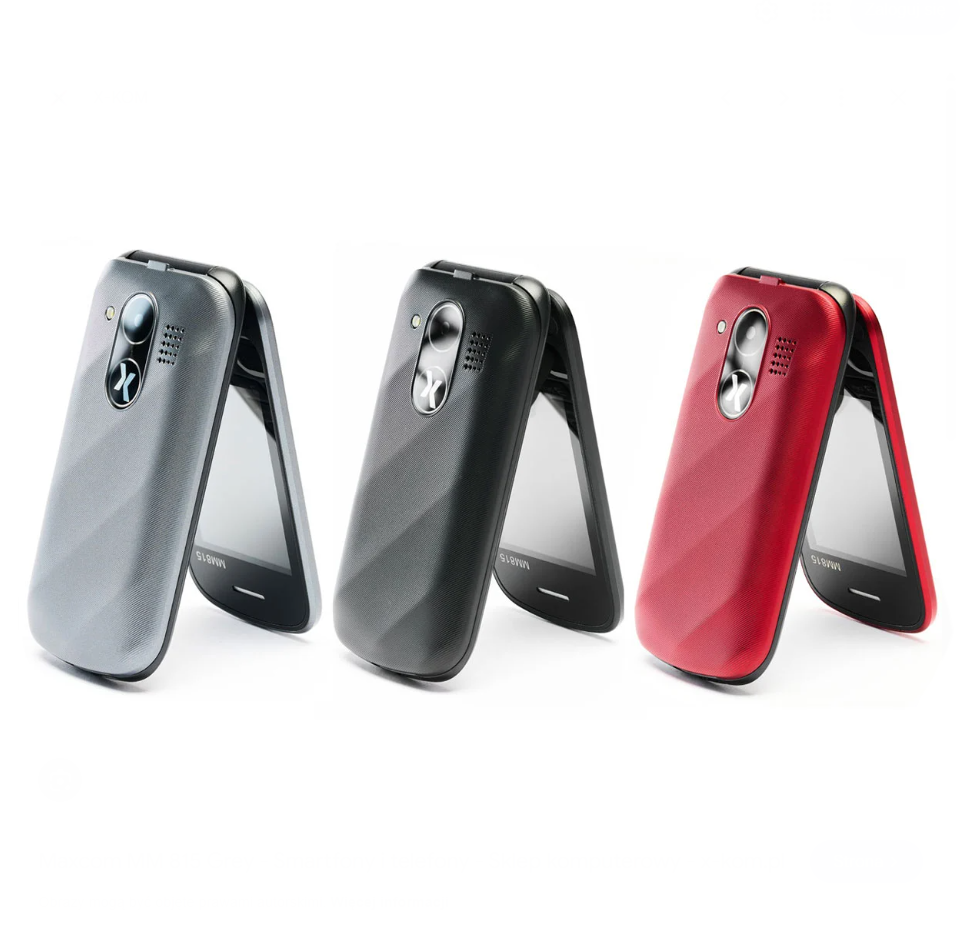 Telefon pro seniory MaxCom Comfort MM815 šedý