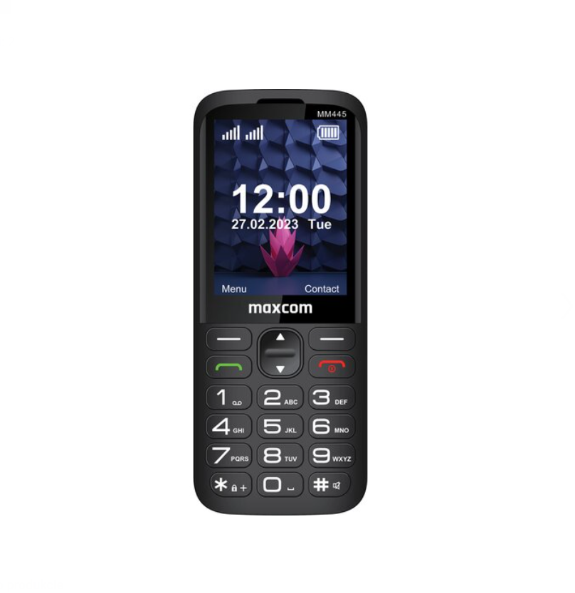 Telefon pro seiory MaxCom MM445 4G černý