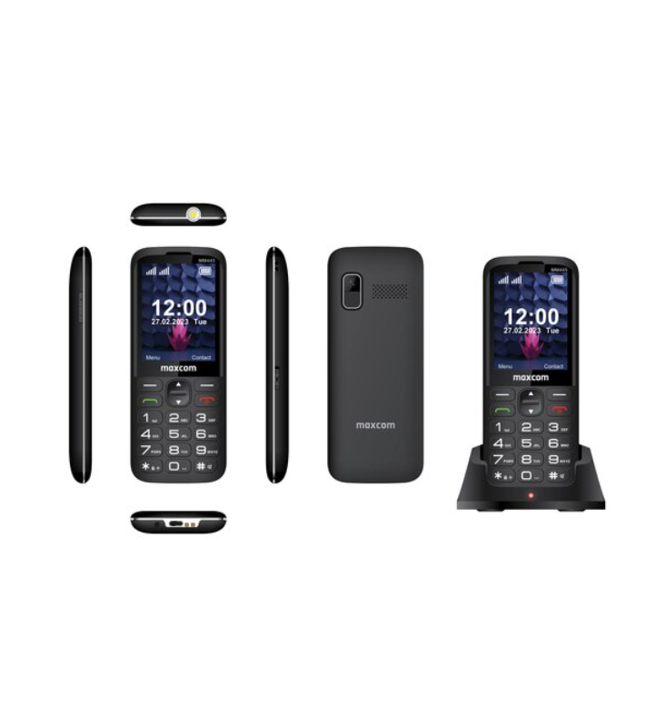 Telefon pro seiory MaxCom MM445 4G černý