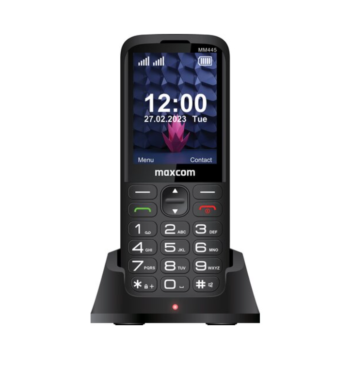 Telefon pro seiory MaxCom MM445 4G černý