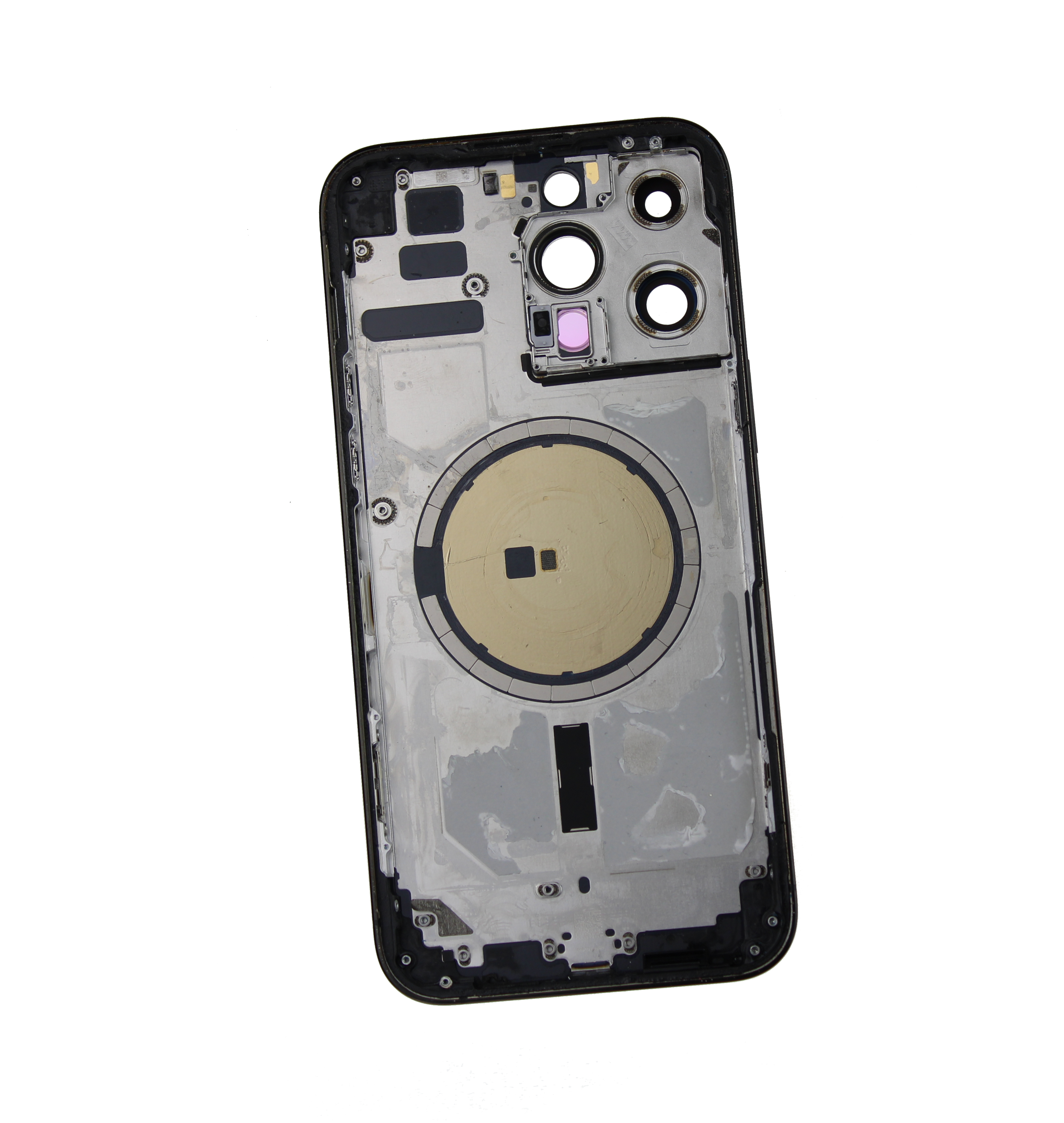 Originál korpus + kryt baterie iPhone 14 Pro Max černý - dempntovaný díl Grade A