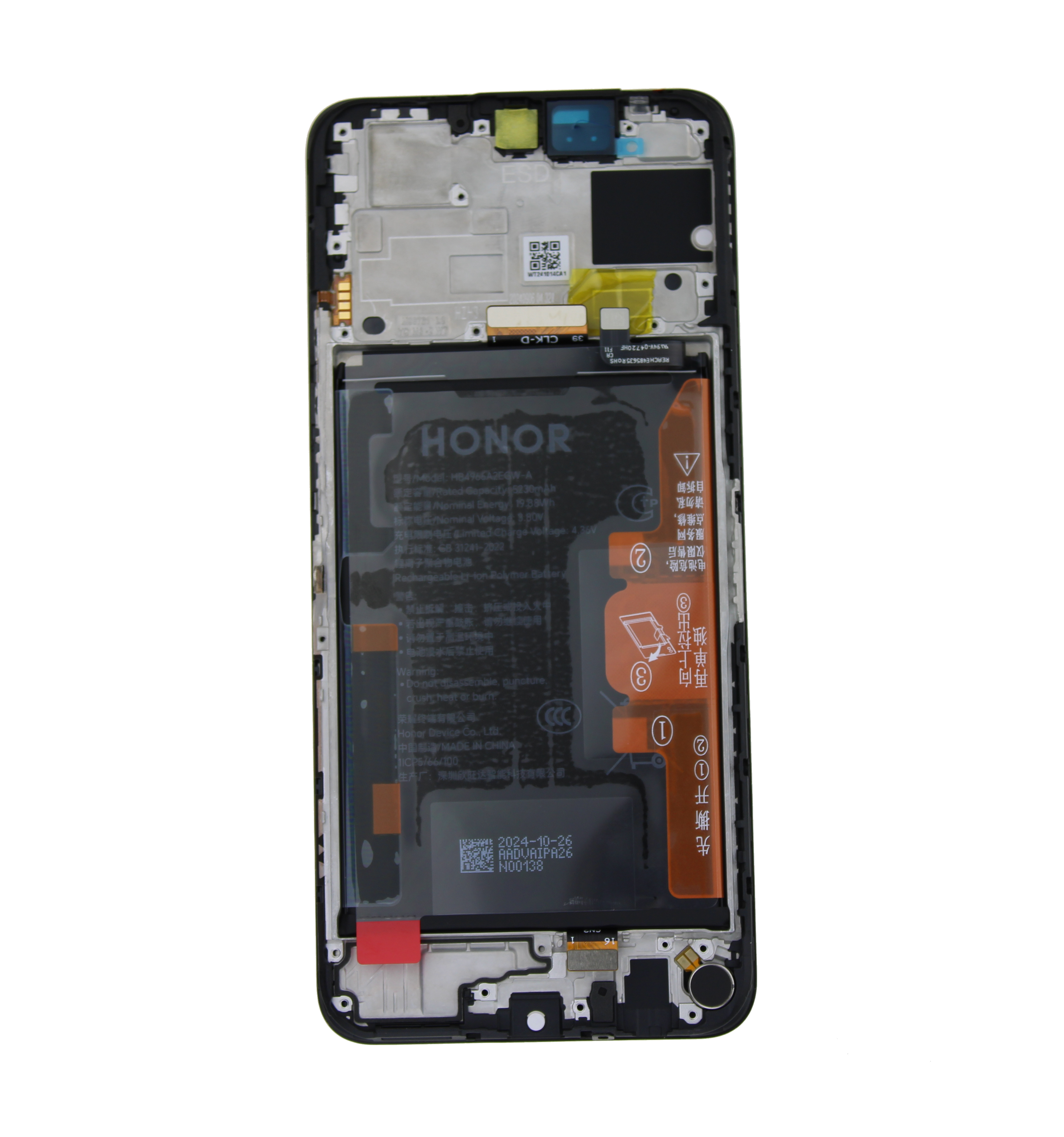 Oriiginál LCD + Dotyková vrstva Huawei Honor X7b 4g - Honor 90 Smart