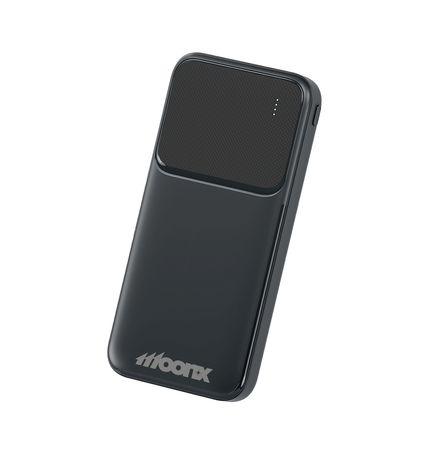MOONX powerbanka MP01 2A 10W 2xUSB 10000mAh černá
