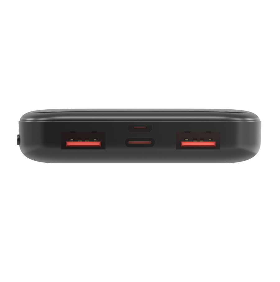 MOONX powerbanka MP01 2A 10W 2xUSB 10000mAh černá