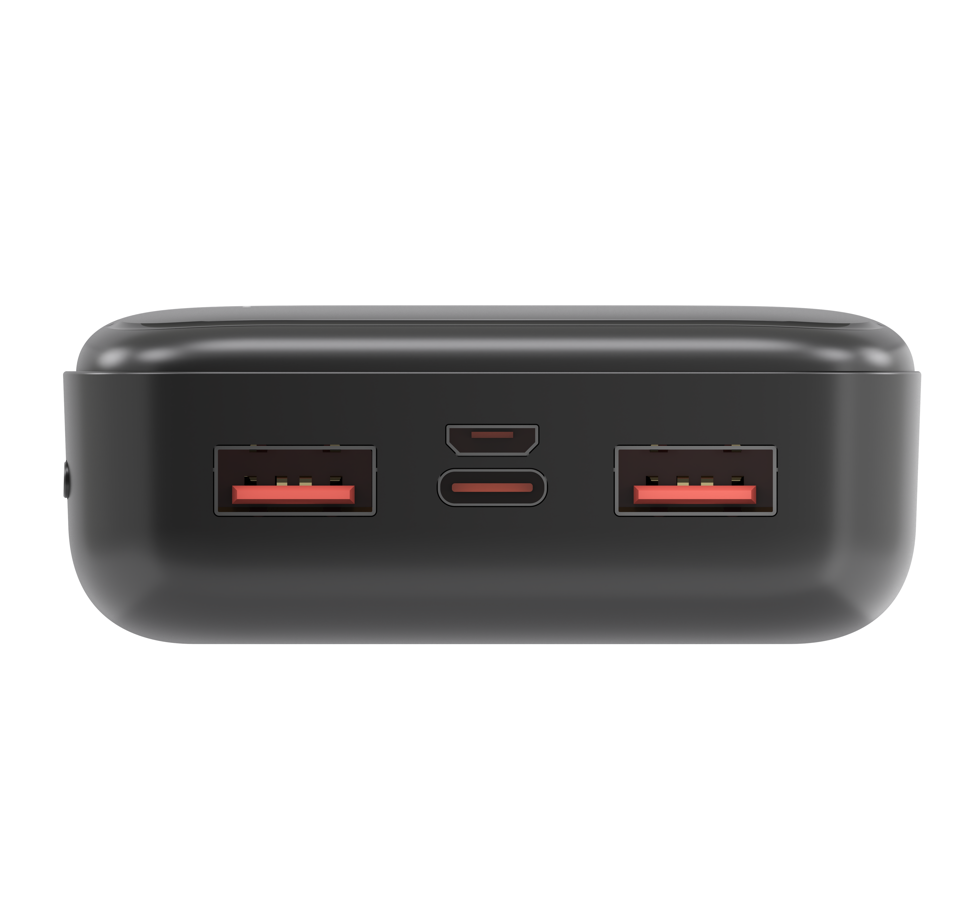 MOONX powerbanka MP01 2A 10W 2xUSB 20000mAh černá