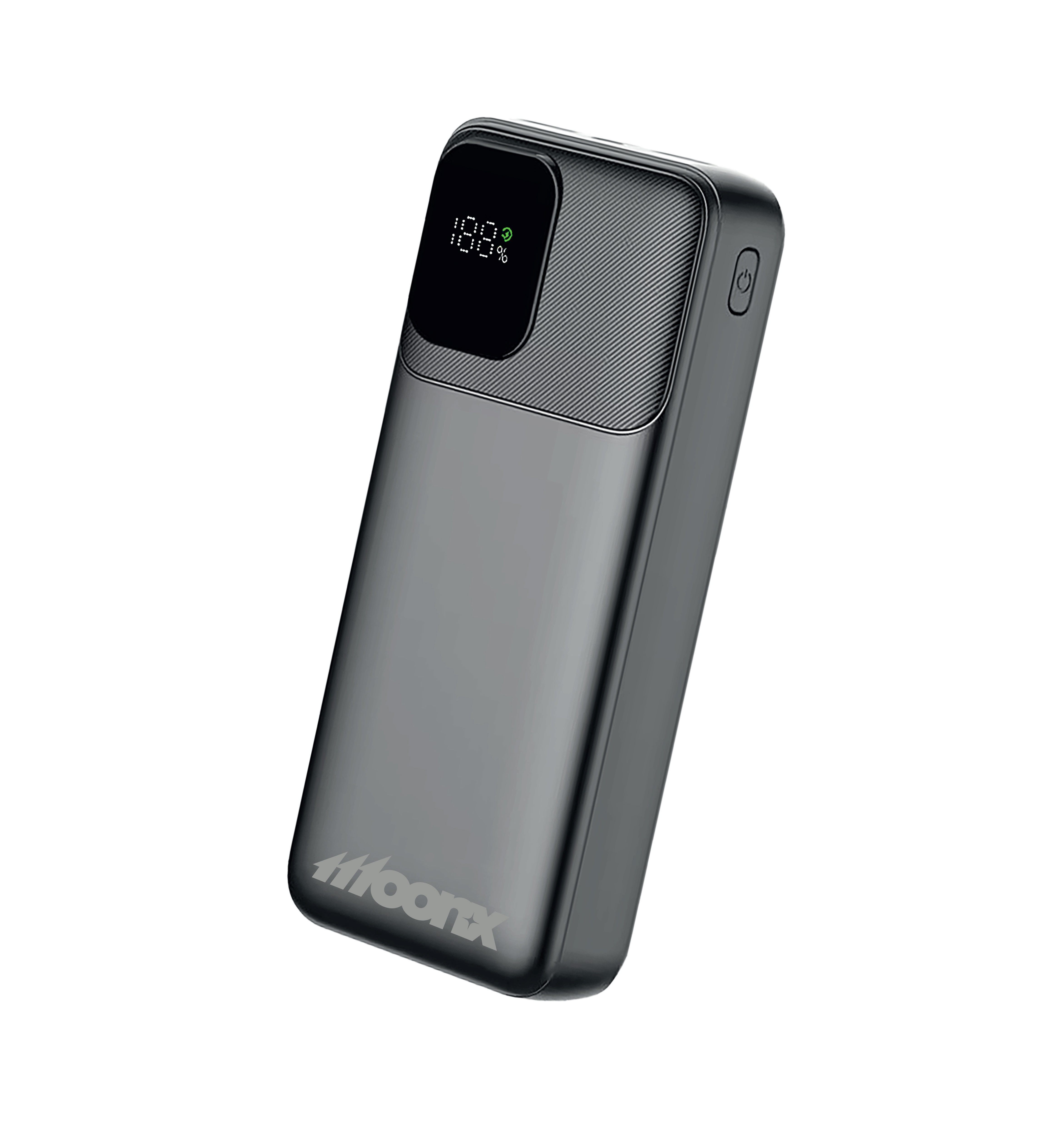MOONX powerbanka MP02 PD 20W 1xUSB-C + 2xUSB QC3.0 22.5W 20000mAh černá