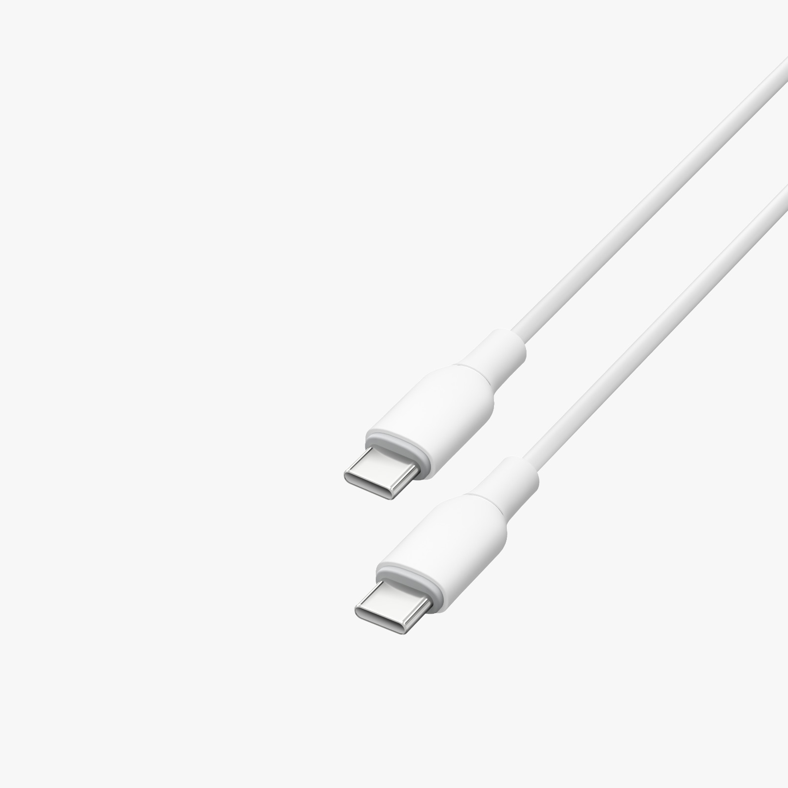 MOONX síťová nabíječka MC06 PD 25W 1xUSB-C + USB-C - USB-C kabel bílá
