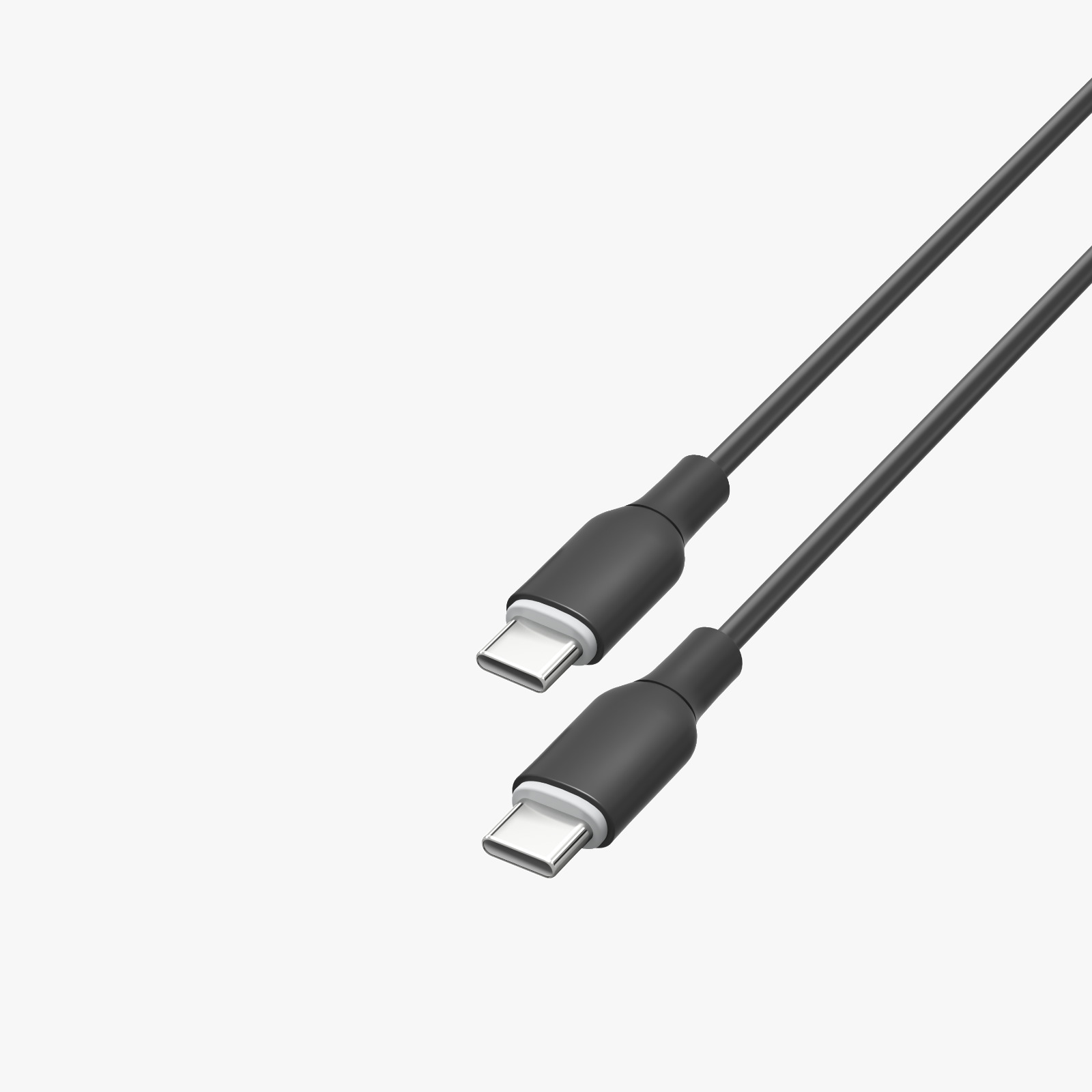 MOONX síťová nabíječka MC06 PD 25W 1xUSB-C + USB-C – USB-C kabel černá