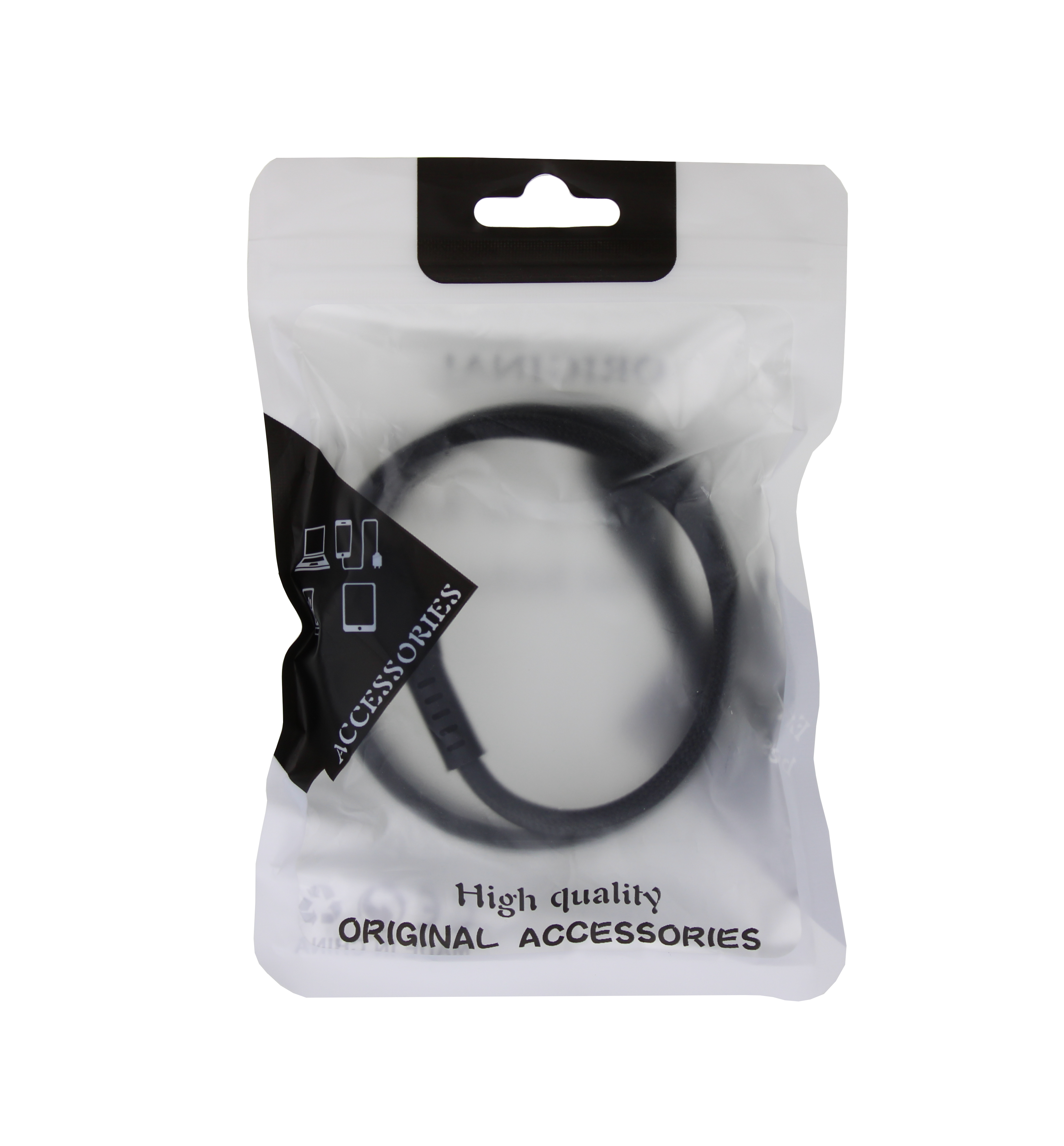 Tiive Magneticky navíjecí USB-C / USB-C kabel 60W 1 m Disk Cable černý