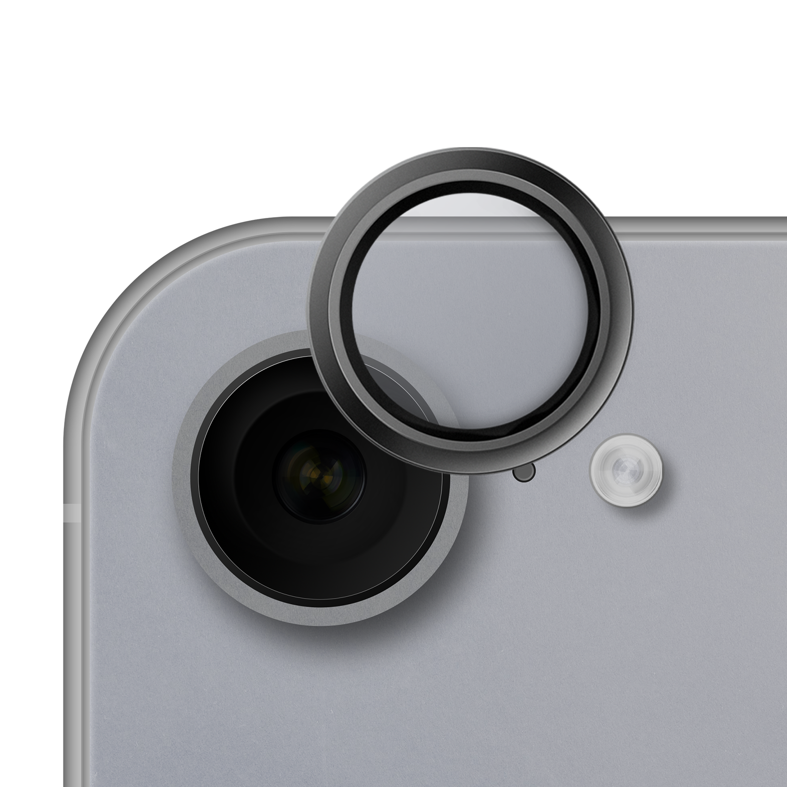 HAMMER GLASS Ochranné sklo na fotoaparát pro iPhone 16e černé