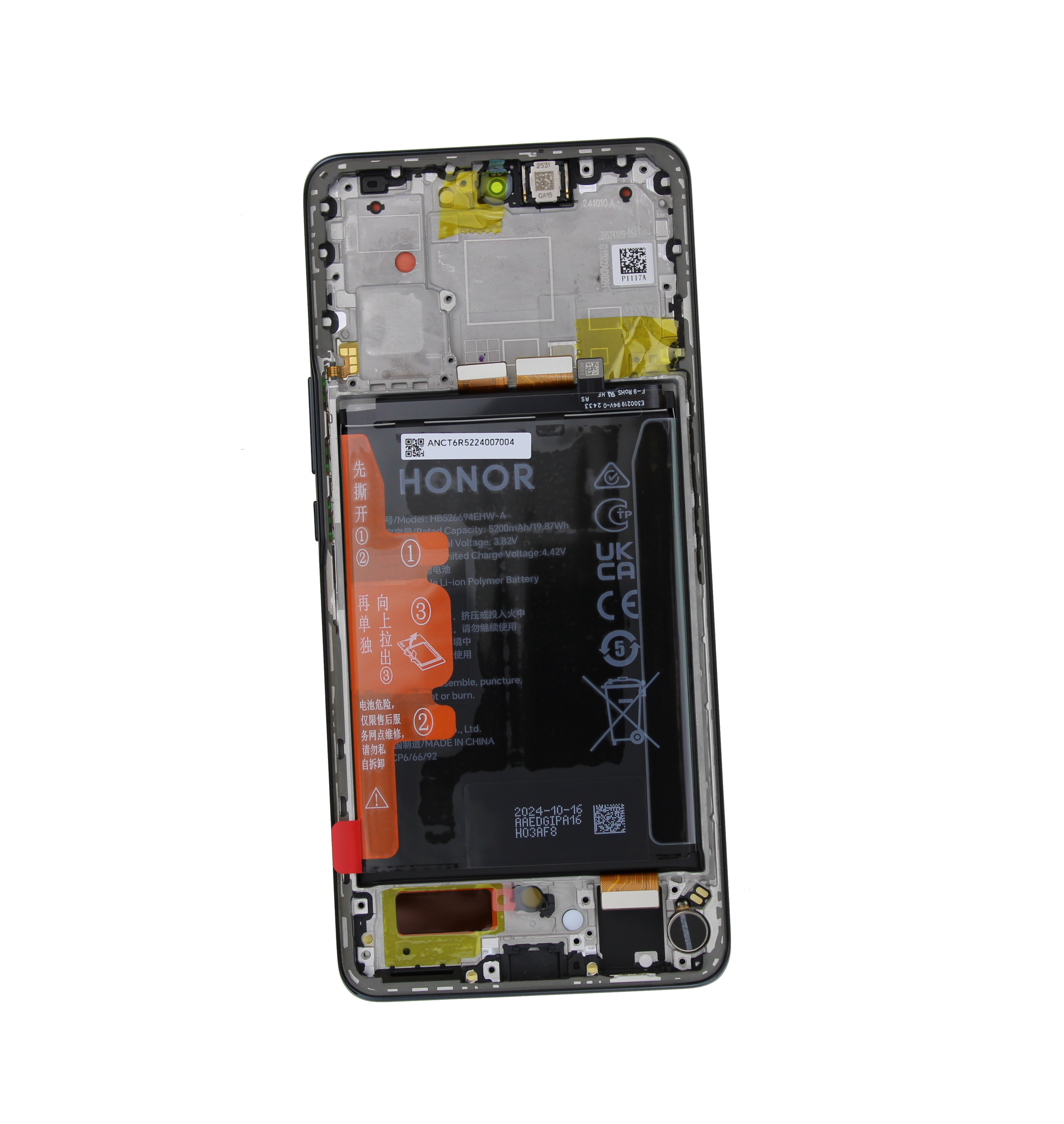 Originál LCD + Dotyková vrstva Huawei Honor Magic 6 Lite černý